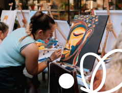 ArtMoment – Malování akrylem v elegantním prostředí